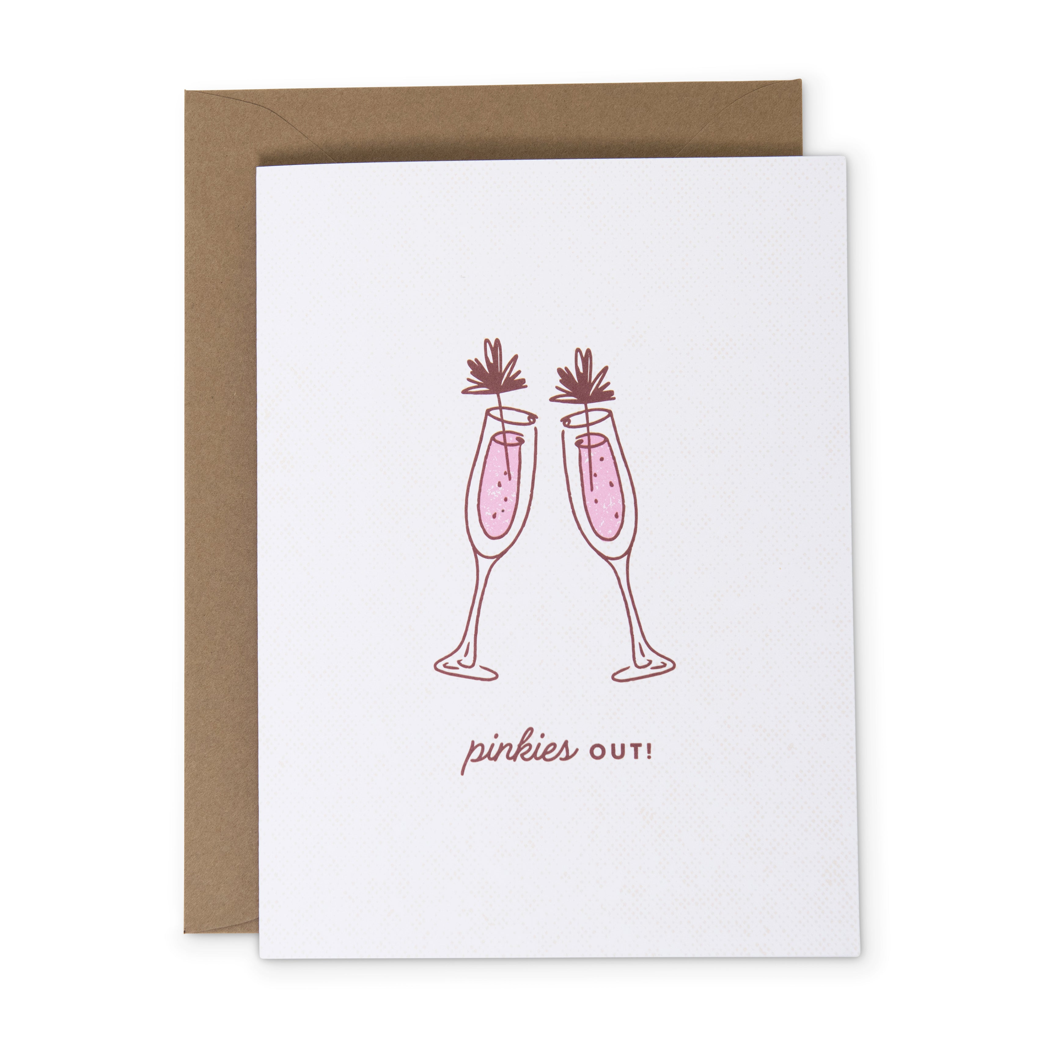 "Pinkies out!" Toast Card