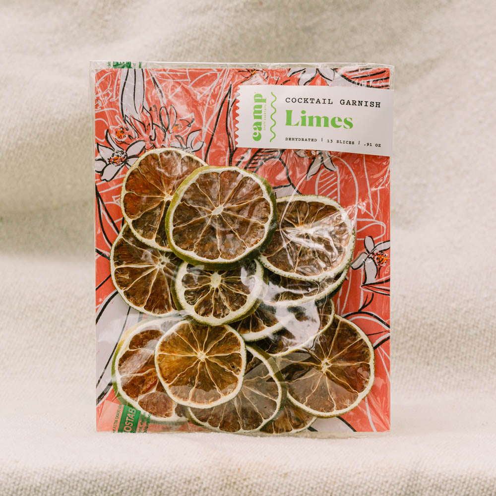 Dehydrated Lime Slices - Cocktail or Mocktail Garnish