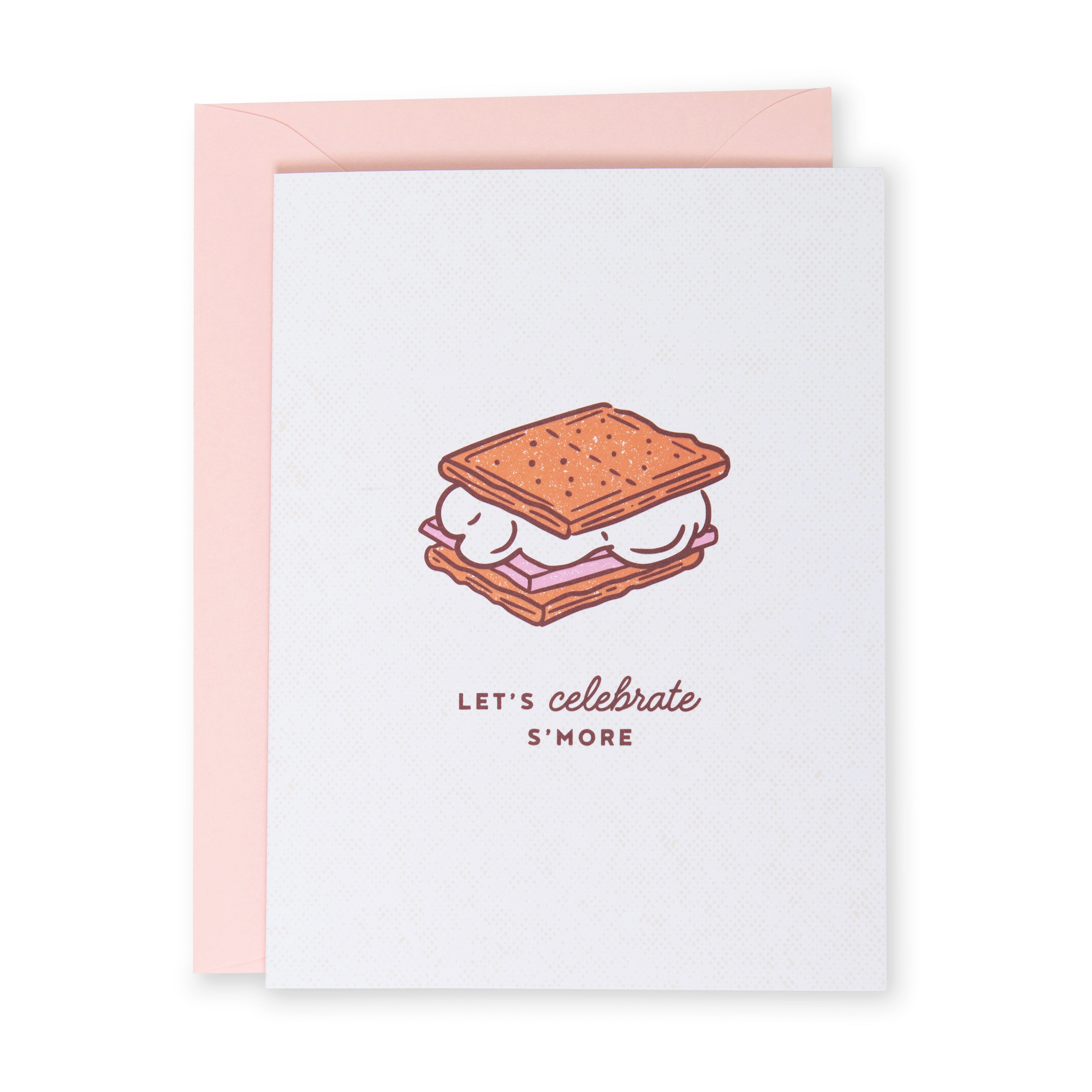 "Let's celebrate s'more" Toast Card